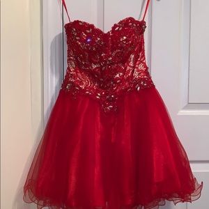 Red prom /sweet 16 dress